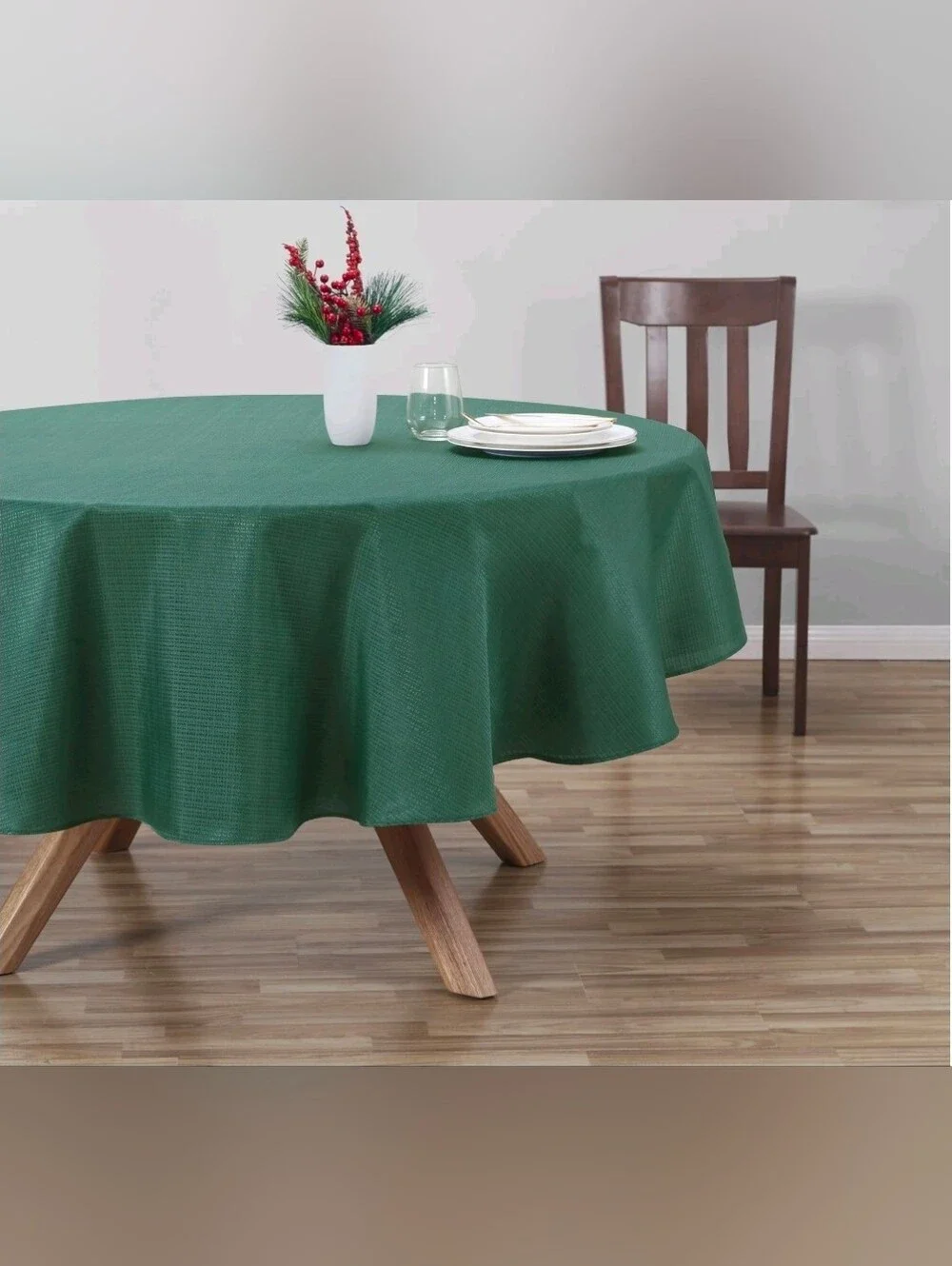 Holiday Time Christmas Forest Pine Tablecloth, Festive Xmas Décor 70